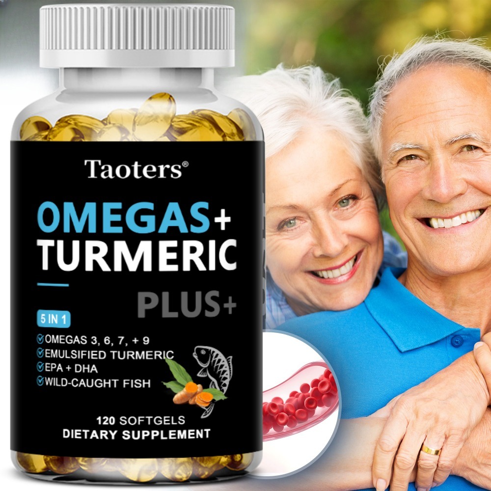 Turmeric Curcumin Capsule - Integratore Omega 3 6 9 Plus