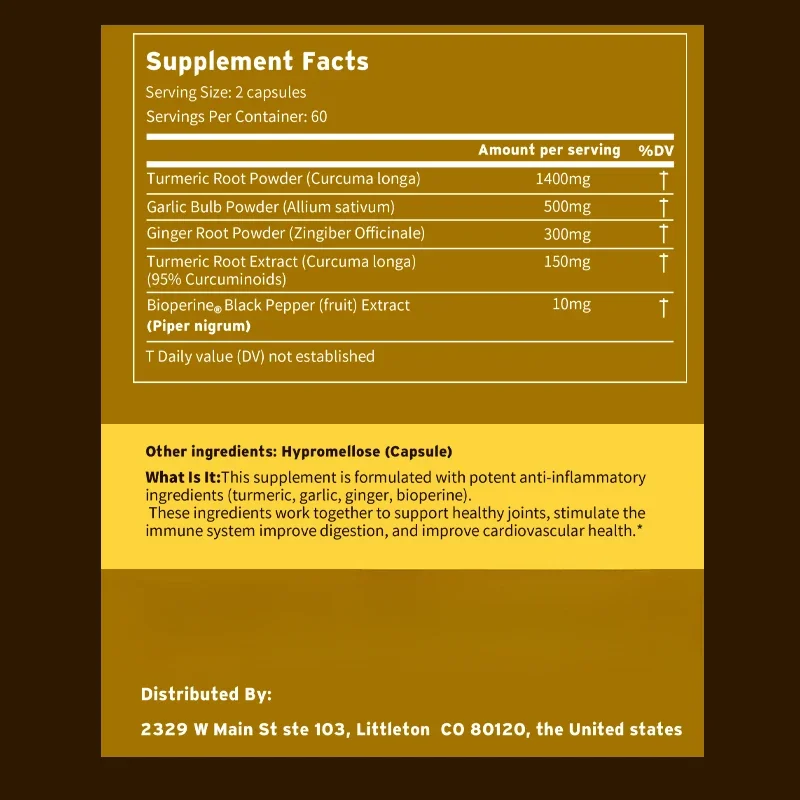 Integratore di curcuma e zenze - Turmeric Curcumin Capsule recensione e prezzo