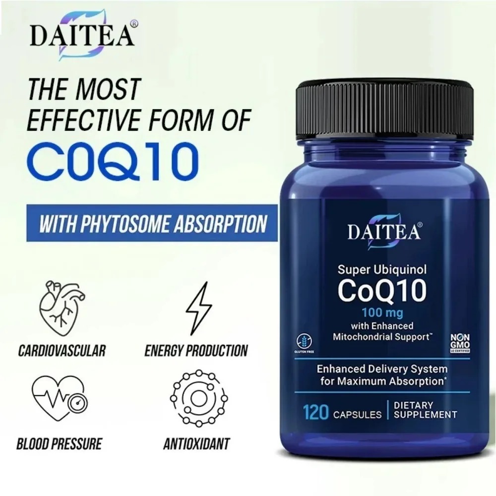 Ubiquinolo 100mg CoQ10, Salute - Coq10 Ubiquinol Softgel recensione e prezzo