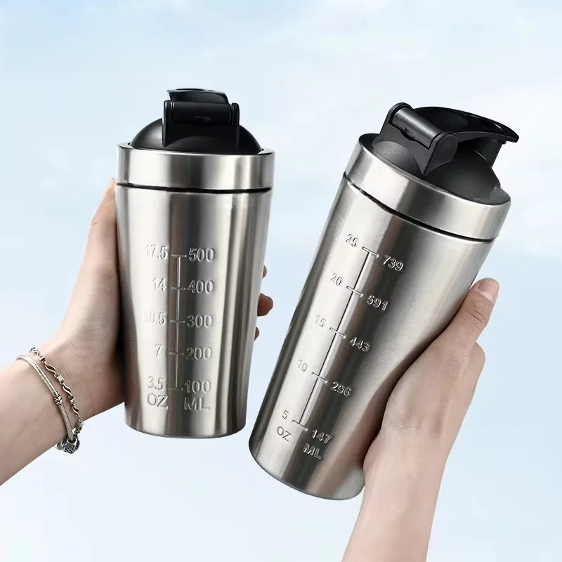 1 pz Borraccia Shaker in Accia - Nutrition And Fitness recensione e prezzo