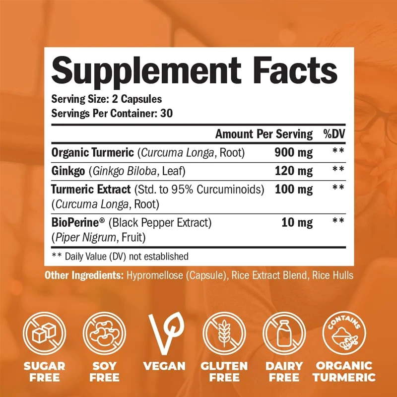 Integratore di curcumina biolo - Turmeric Curcumin Capsule recensione e prezzo
