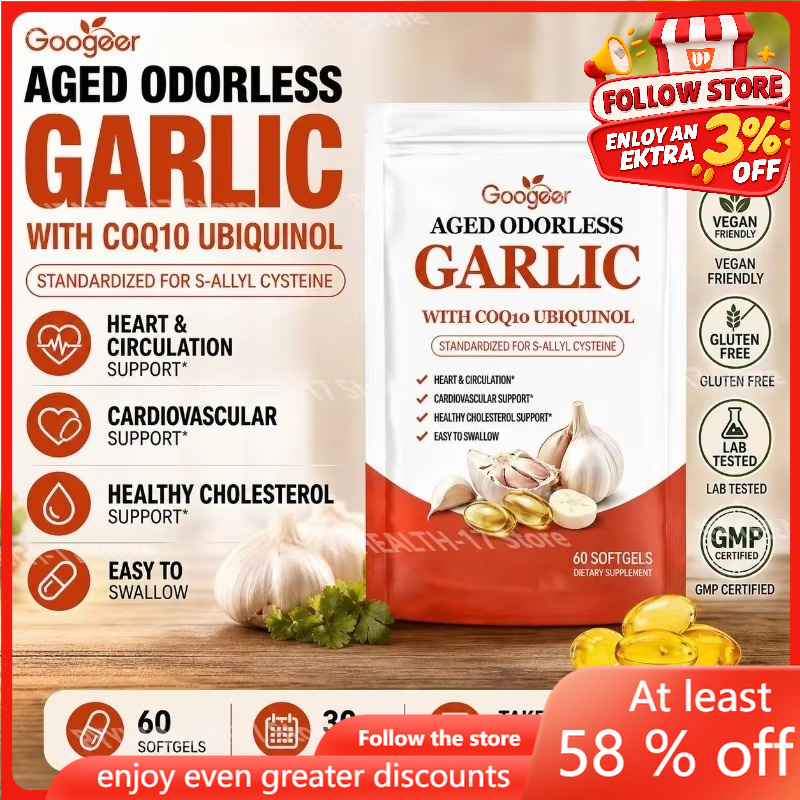 Googeer Aged Odorless Garlic S - Coq10 Ubiquinol Softgel recensione e prezzo