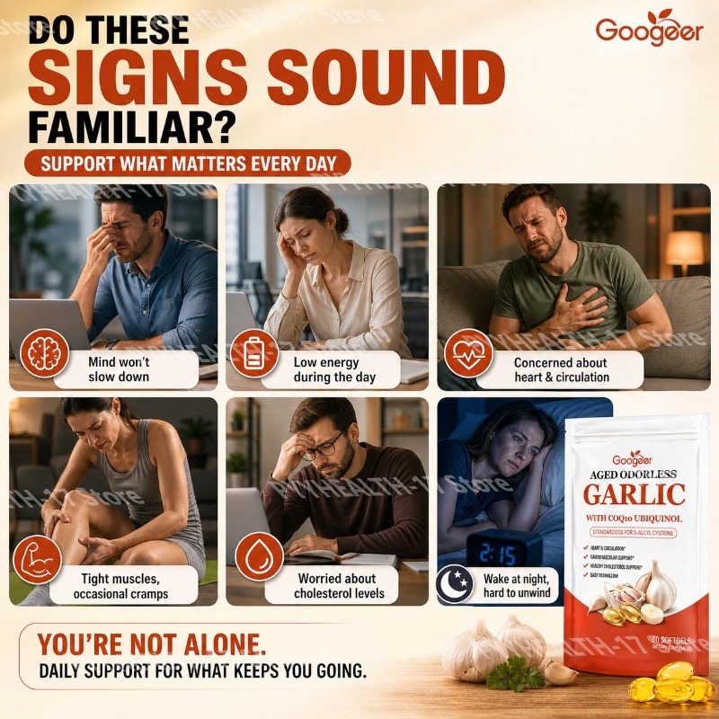 Googeer Aged Odorless Garlic S - Coq10 Ubiquinol Softgel recensione e prezzo