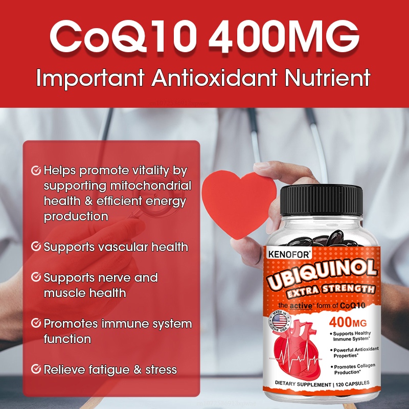 KENOFOR Ubiquinol CoQ10 Gel mo - Coq10 Ubiquinol Softgel recensione e prezzo