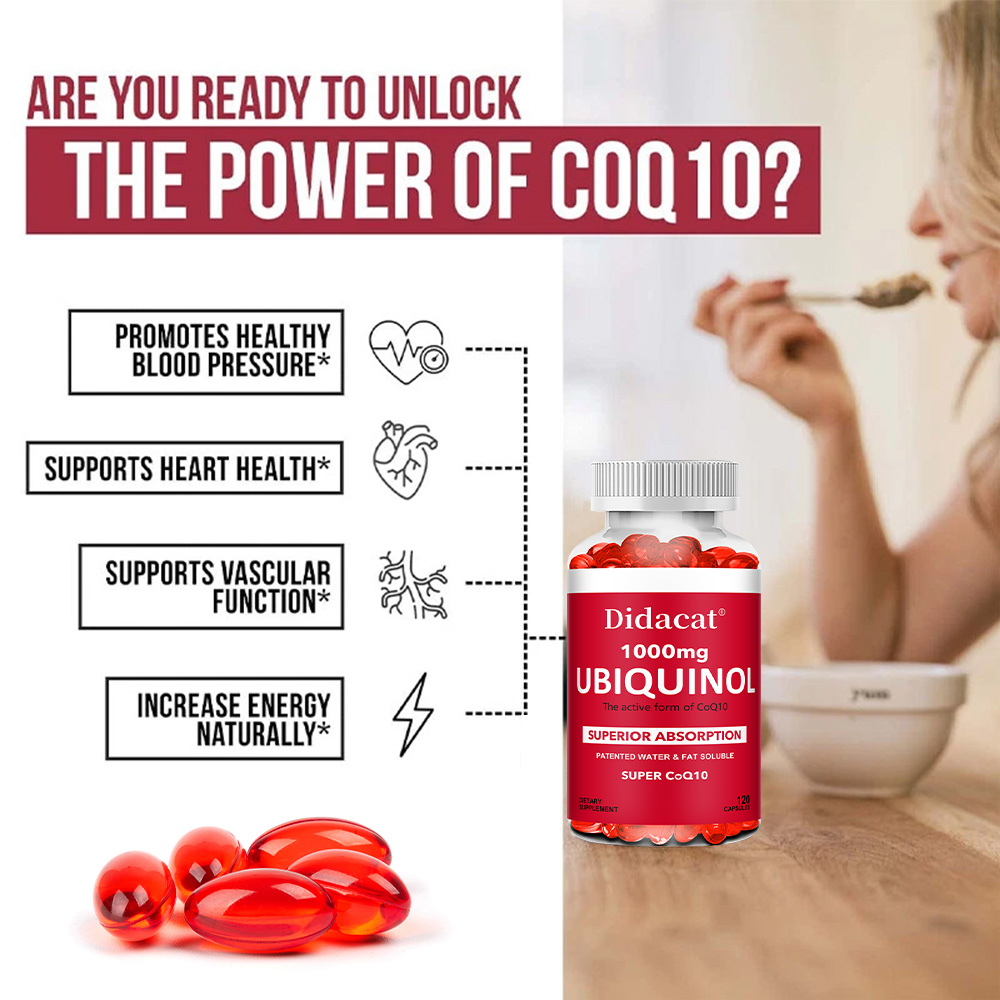 Ubiquinolo CoQ10 1000mg in Cap - Coq10 Ubiquinol Softgel recensione e prezzo