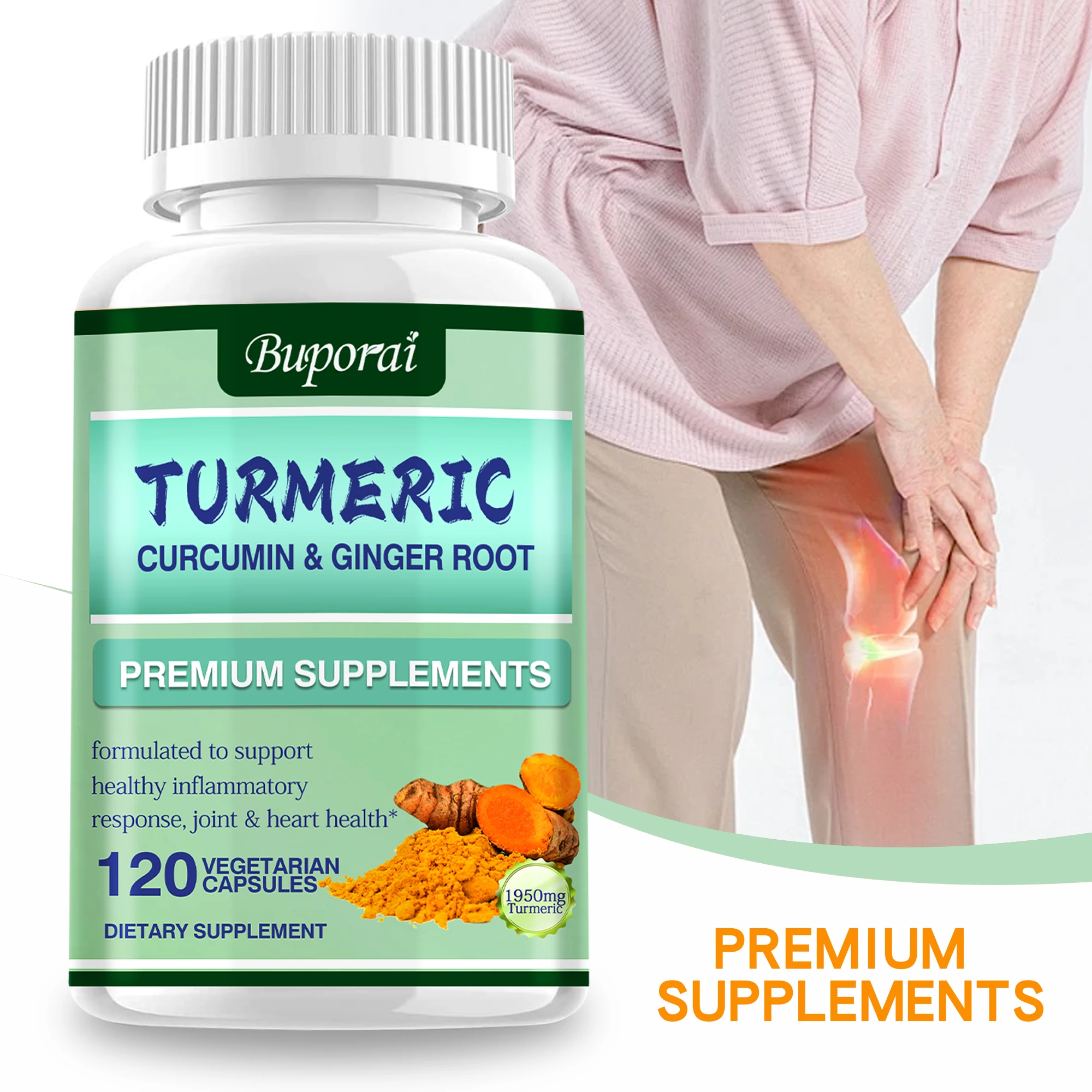 Curcumina di curcuma + radice  - Turmeric Curcumin Capsule recensione e prezzo