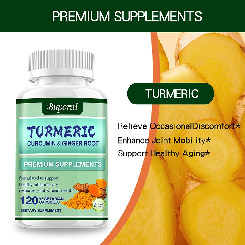Curcumina di curcuma + radice  - Turmeric Curcumin Capsule recensione e prezzo