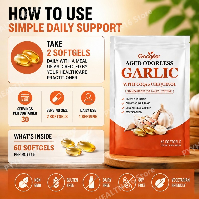Softgel di Aglio Invecchiato I - Coq10 Ubiquinol Softgel recensione e prezzo