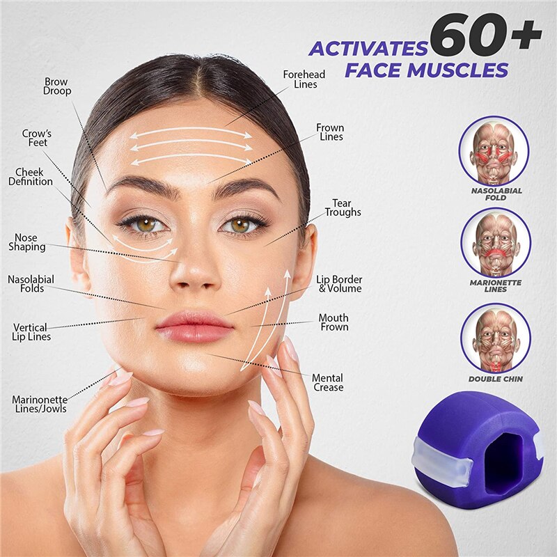 Jawline Exerciser viso Jaw Mus - Nutrition And Fitness recensione e prezzo