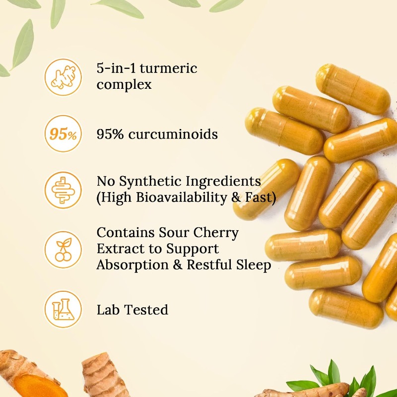 Curcuma 95% e Glucosamina Cont - Turmeric Curcumin Capsule recensione e prezzo